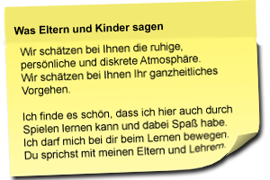 Was Eltern und Kinder sagen